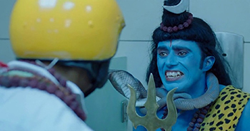 When many Hindus started protesting that in the film, Hindu gods, especially Shiva